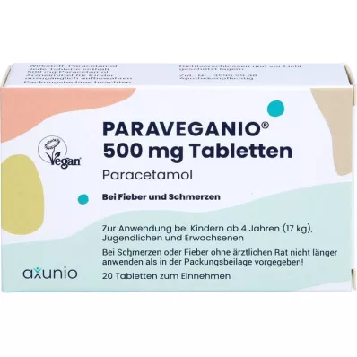 PARAVEGANIO 500 mg tabletter, 20 stk