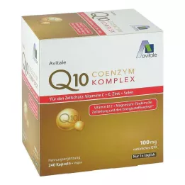 COENZYM Q10 100 mg kapsler + vitaminer + mineraler, 240 stk