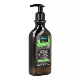 KNEIPP MEN 2in1 Face&amp;Skjeggvaskegel, 250 ml