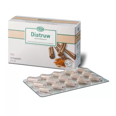 DIATRUW Kanelekstraktkapsler, 60 stk