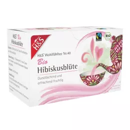 H&amp;S Økologisk filterpose med hibiskusblomst, 20X1,75 g
