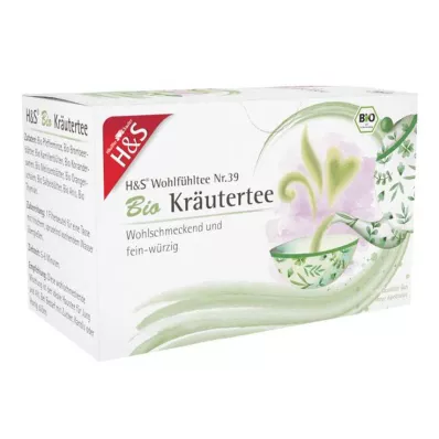 H&S økologiske urtete-filterposer, 20X1,5 g H&S økologiske urtete-filterposer, 20X1,5 g