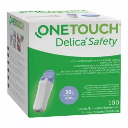 ONE TOUCH Delica Safety Engangsstempel 30 G, 100 stk