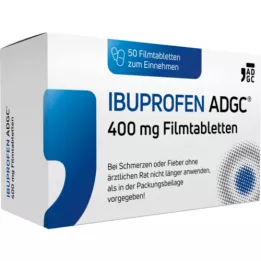 IBUPROFEN ADGC 400 mg filmdrasjerte tabletter, 50 stk