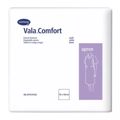 Valacomfort forkle engangsforklær 70x135 cm hvit, 100 stk Valacomfort forkle engangsforklær 70x135 cm hvit, 100 stk