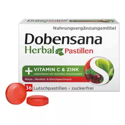 Dobensana Urte Kirschgeschm.vit.c & Sink Pastil.(36 stykker) Dobensana Urte Kirschgeschm.vit.c & Sink Pastil.(36 stykker)