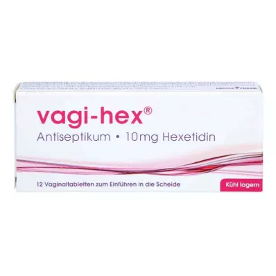 Vagi-Hex 10 mg vaginaltabletter, 12 stk Vagi-Hex 10 mg vaginaltabletter, 12 stk