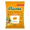 Ricola sukkerfri pose ingefær appelsin myntegodteri, 75 g