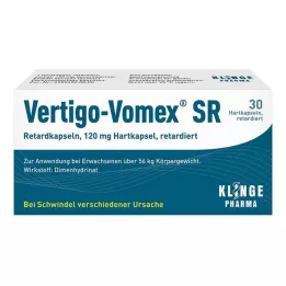 VERTIGO-VOMEX SR Kapsler med langsom frigivelse, 30 stk