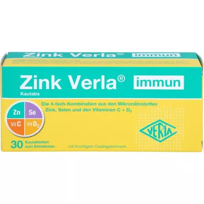 ZINK VERLA immuntyggetabletter, 30 stk