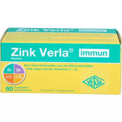 ZINK VERLA immuntyggetabletter, 60 stk