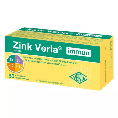 ZINK VERLA immuntyggetabletter, 60 stk ZINK VERLA immuntyggetabletter, 60 stk