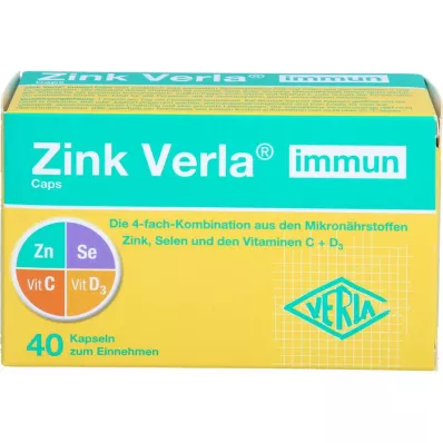 ZINK VERLA immunbeskyttelseshetter, 40 stk