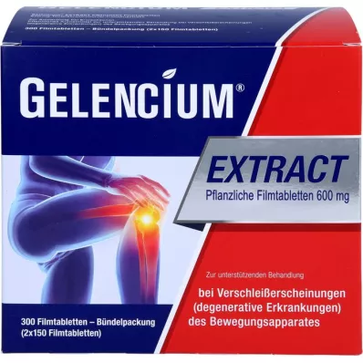 GELENCIUM EXTRACT Urtefilmdrasjerte tabletter, 2X150 stk