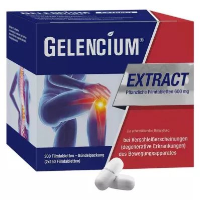 GELENCIUM EXTRACT Urtefilmdrasjerte tabletter, 2X150 stk GELENCIUM EXTRACT Urtefilmdrasjerte tabletter, 2X150 stk