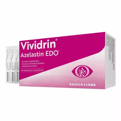 Vividrin® Azelastin EDO® Akutt hjelp mot høysnue og allergier, 20X0,6 ml Vividrin® Azelastin EDO® Akutt hjelp mot høysnue og allergier, 20X0,6 ml