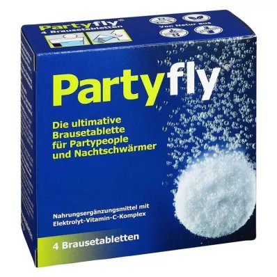 PARTYFLY Brusetabletter, 4 stk PARTYFLY Brusetabletter, 4 stk