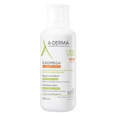 A-Derma Exomega Control Balm fuktighetsgivende, 400 ml