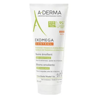 A-DERMA EXOMEGA CONTROL Balsam fuktighetsbevarende, 200 ml A-DERMA EXOMEGA CONTROL Balsam fuktighetsbevarende, 200 ml