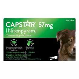 CAPSTAR 57 mg tabletter til store hunder, 1 stk
