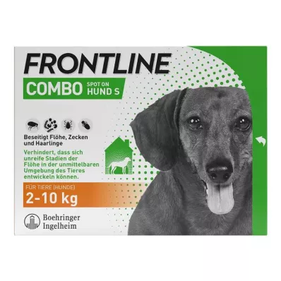 FRONTLINE COMBO mot flått, lopper på hunder S (2 -10 kg), 6 stk FRONTLINE COMBO mot flått, lopper på hunder S (2 -10 kg), 6 stk