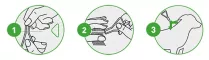 Instructions for use for FRONTLINE COMBO mot flått, lopper på hunder L (20-40 kg), 3 stk - 4
