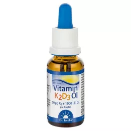 VITAMIN K2D3-olje Dr.Jacobs, 20 ml