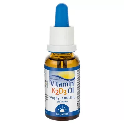 VITAMIN K2D3-olje Dr.Jacobs, 20 ml VITAMIN K2D3-olje Dr.Jacobs, 20 ml