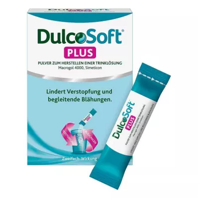 DULCOSOFT Plus-pulver til å lage en drikkbar løsning, 20 stk DULCOSOFT Plus-pulver til å lage en drikkbar løsning, 20 stk