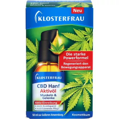 KLOSTERFRAU CBD Aktiv hampolje, 50 ml