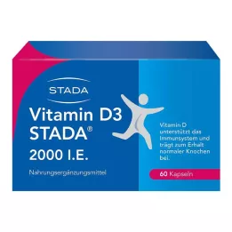 VITAMIN D3 STADA 2000 IE kapsler, 60 stk