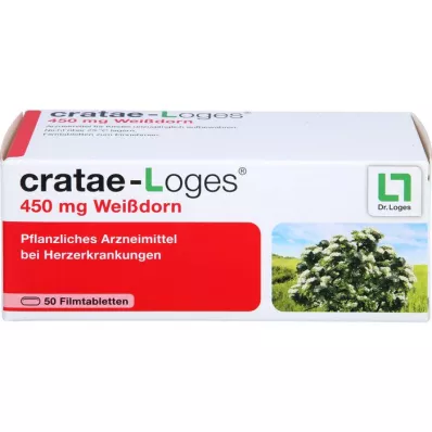 CRATAE-LOGES 450 mg hagtorn filmdrasjerte tabletter, 50 stk