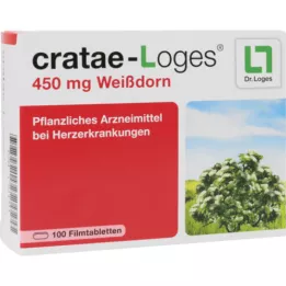 CRATAE-LOGES 450 mg hagtorn filmdrasjerte tabletter, 100 stk