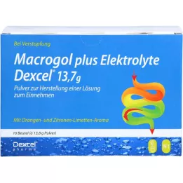 MACROGOL pluss Electrolytes Dexcel 13,7 g PLE, 10 stk