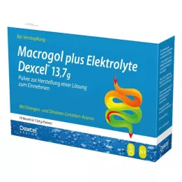 MACROGOL pluss Electrolytes Dexcel 13,7 g PLE, 10 stk