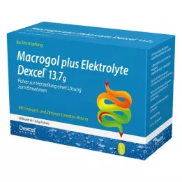 MACROGOL pluss elektrolytter Dexcel 13,7 g PLE, 20 stk