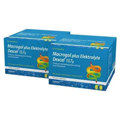 MACROGOL plus Electrolytes Dexcel 13,7 g PLE, 100 stk