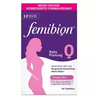 FEMIBION 0 Babyplanleggingstabletter, 84 stk