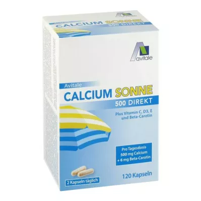 Calcium Sun 500 kapsler, 120 stk