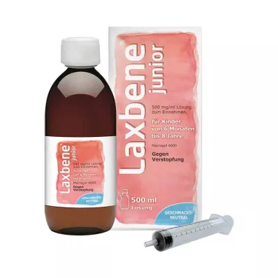 Laxbene® junior 500 mg løsning for barn fra 6 måneder - 8 år, 500 ml Laxbene® junior 500 mg løsning for barn fra 6 måneder - 8 år, 500 ml