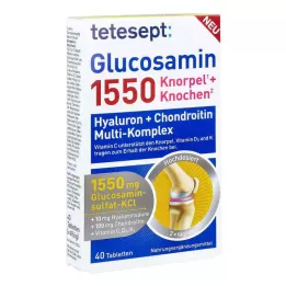 TETESEPT Glukosamin 1550 filmdrasjerte tabletter, 40 stk