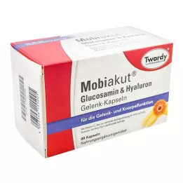 MOBIAKUT Glukosamin &amp; Hyaluron leddkapsler, 90 stk