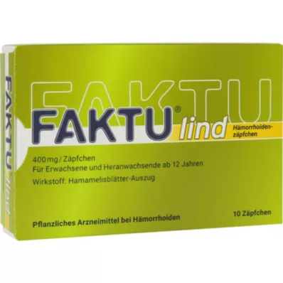 FAKTU lind hemoroide suppositorier, 10 stk