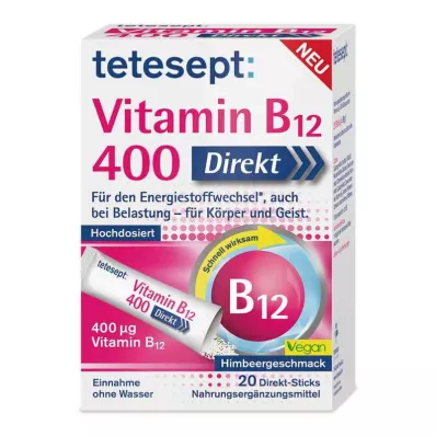 Tetesept Vitamin B12 400 Direct Sticks (20 stk)
