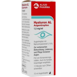 HYALURON AL Øyedråper 1,5 mg/ml, 1X10 ml