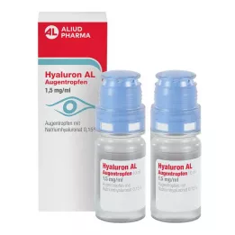 HYALURON AL Øyedråper 1,5 mg/ml, 2X10 ml