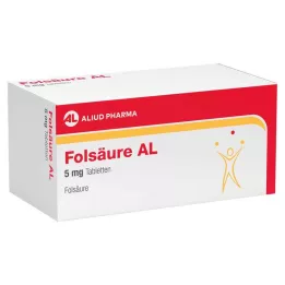 FOLSÄURE AL 5 mg tabletter, 100 stk