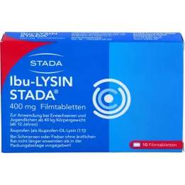 IBU-LYSIN STADA 400 mg filmdrasjerte tabletter, 10 stk