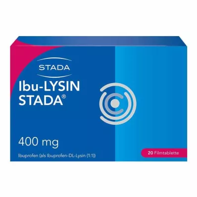 IBU-LYSIN STADA 400 mg filmdrasjerte tabletter, 20 stk IBU-LYSIN STADA 400 mg filmdrasjerte tabletter, 20 stk