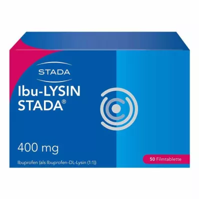 IBU-LYSIN STADA 400 mg filmdrasjerte tabletter, 50 stk IBU-LYSIN STADA 400 mg filmdrasjerte tabletter, 50 stk